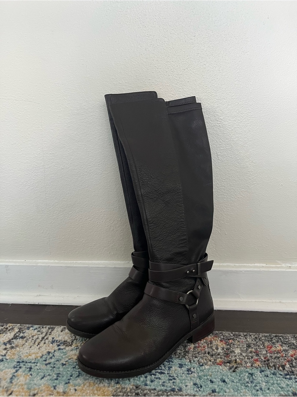 BCBGeneration Brown Harness Style Boots Size 8.5